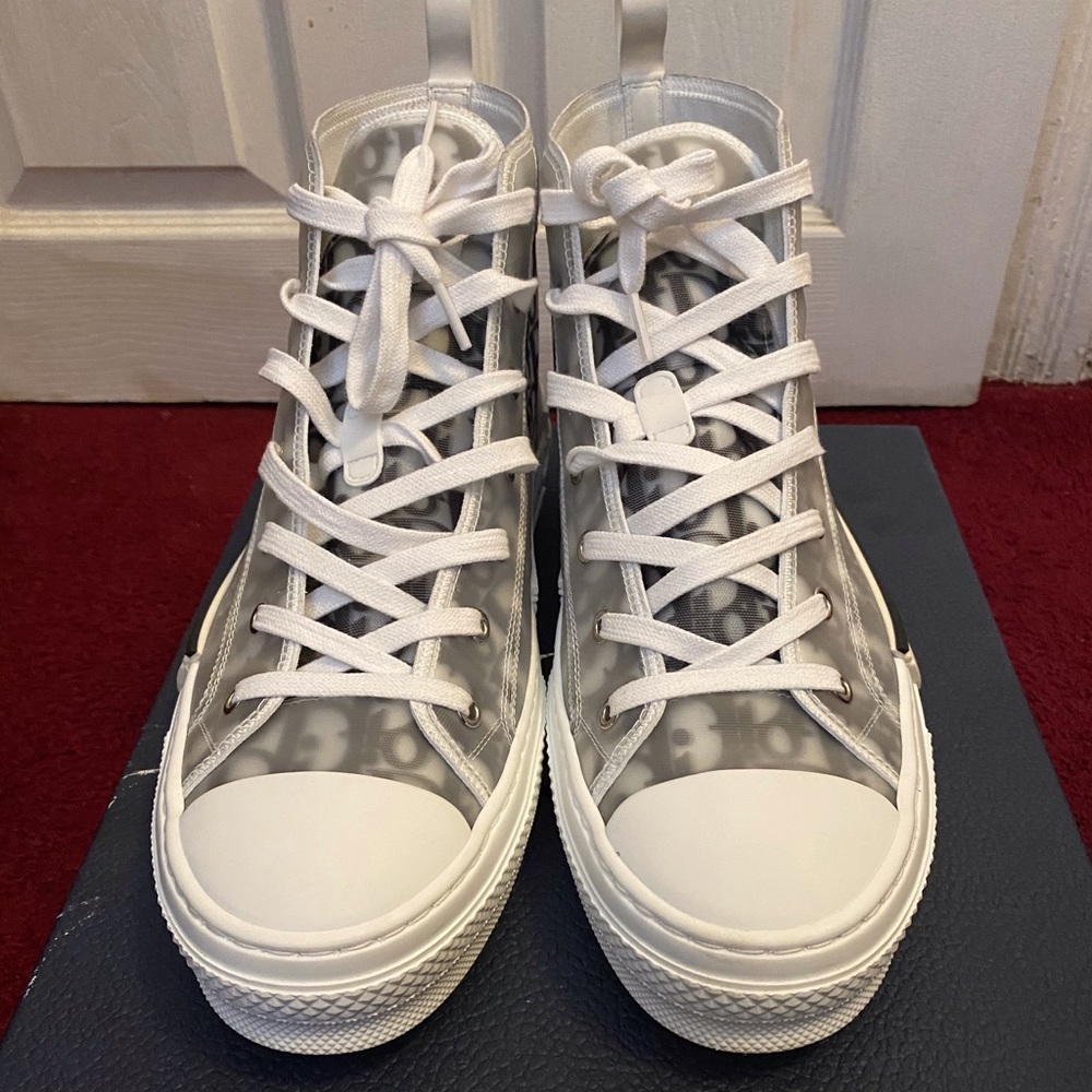 Dior b23 High Top Logo Oblique sneaker